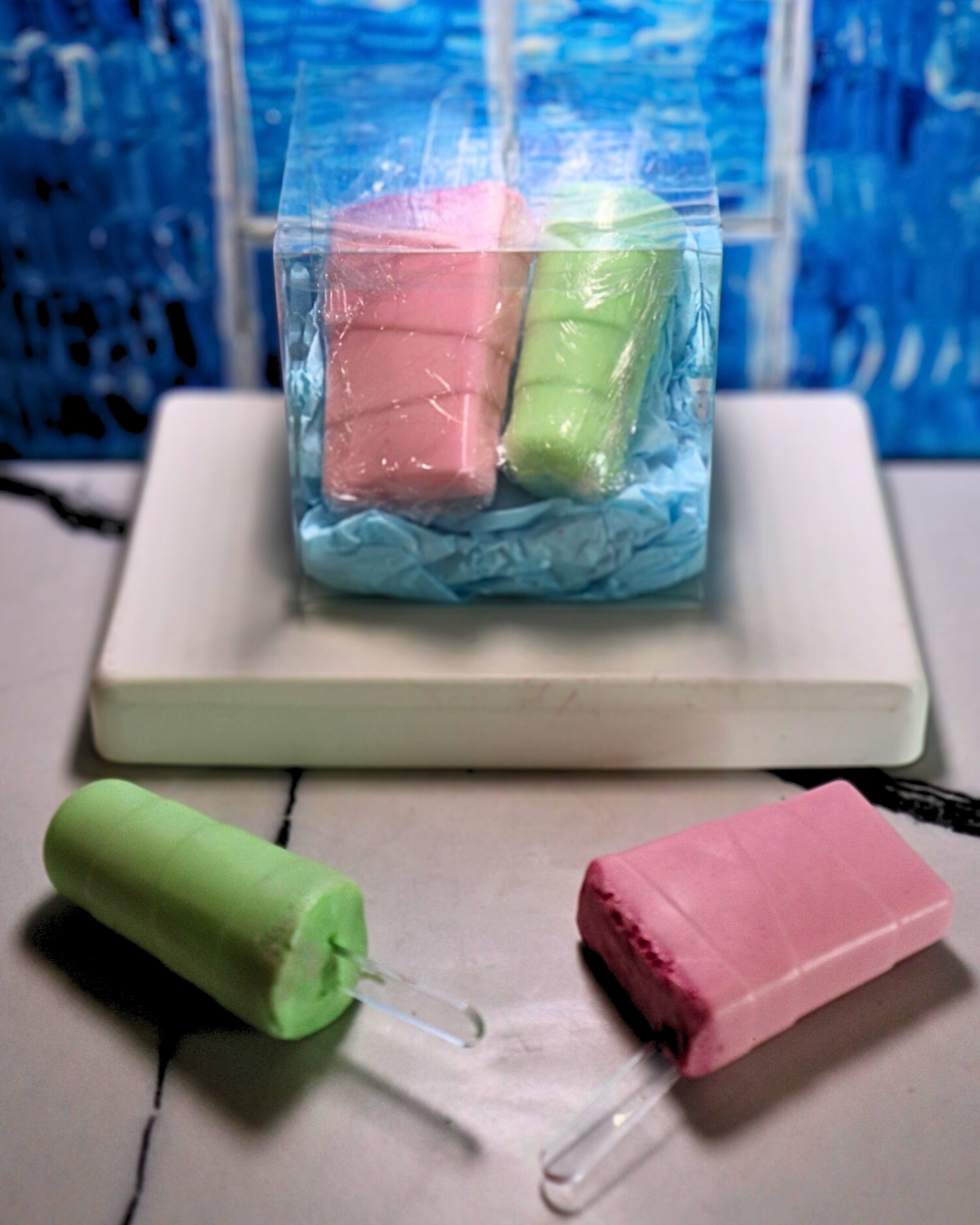 Popsicle Soap Bar Watermelon and cherry Soap of The Month