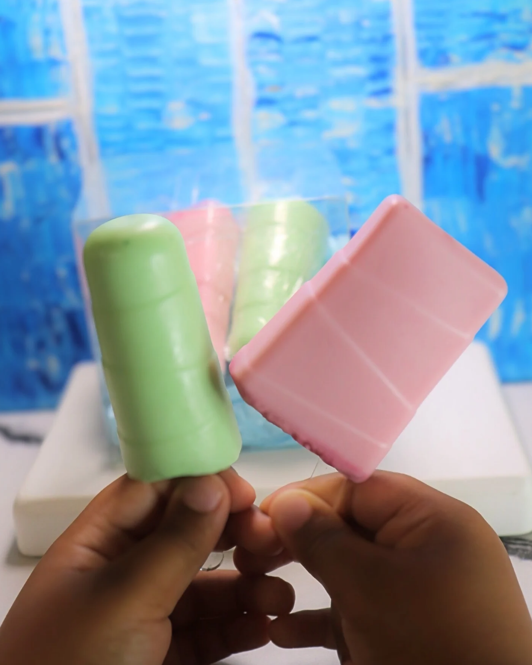 Popsicle Soap Bar Watermelon and cherry Soap of The Month